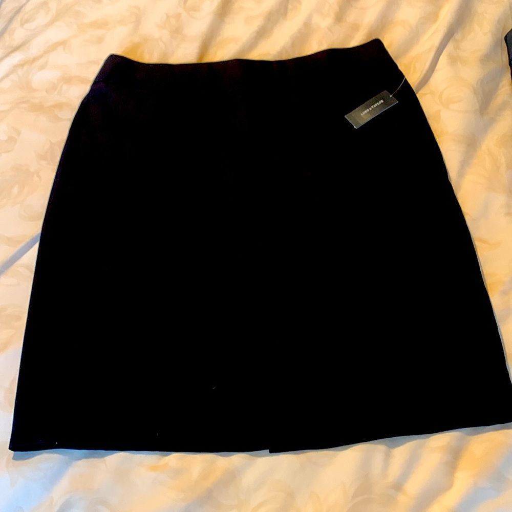Lord and Taylor Black Pencil Skirt